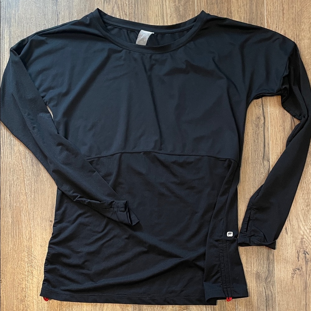 Fabletics Black Long Sleeve Top